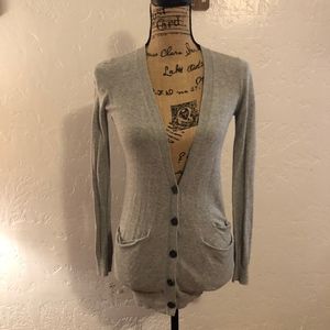 Madewell Wallace button up V-neck sweater, XS